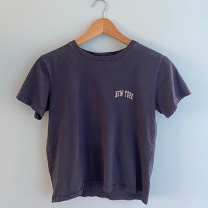 Brandy Melville/John Galt New York crop tee
